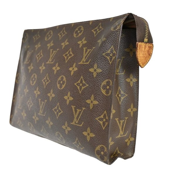 LOUIS VUITTON Poche Toilette 26 Clutch Pouch Bag Monogram Leather M47542 68HB701 - Picture 6 of 15